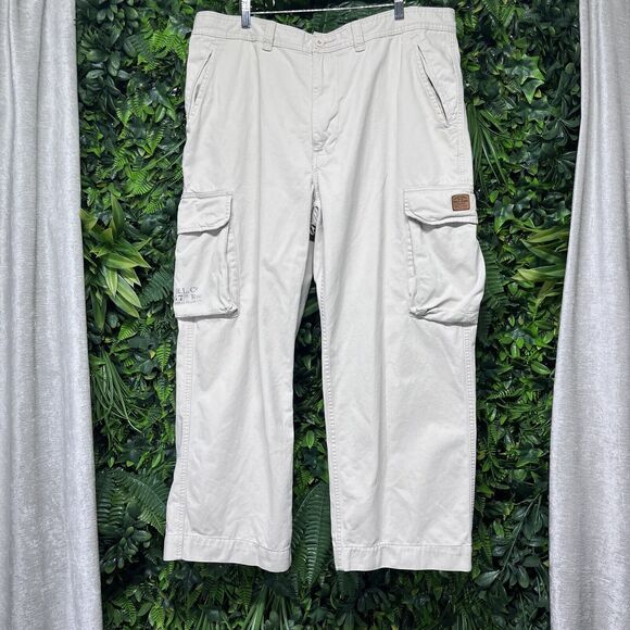 VTG POLO RALPH LAUREN Pants Men 40x30 Khaki Cargo Combat Utility Surplus 1773 - Picture 7 of 9